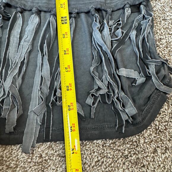 POL Women's Size Medium Side Slit Fringed Sleeveless Cowl Neck Top Grunge Y2K - Picture 11 of 11